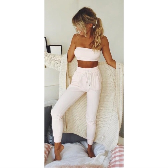 💗 Showpo pink lounge pants leggings / sweatpants - Picture 12 of 14